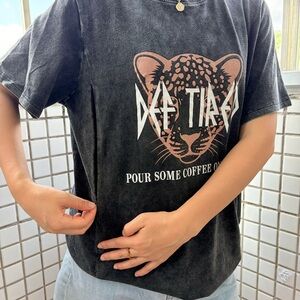 Giftify Mama "Def Tired" Acid Wash Breastfeeding T-shirt Nursing Shirt